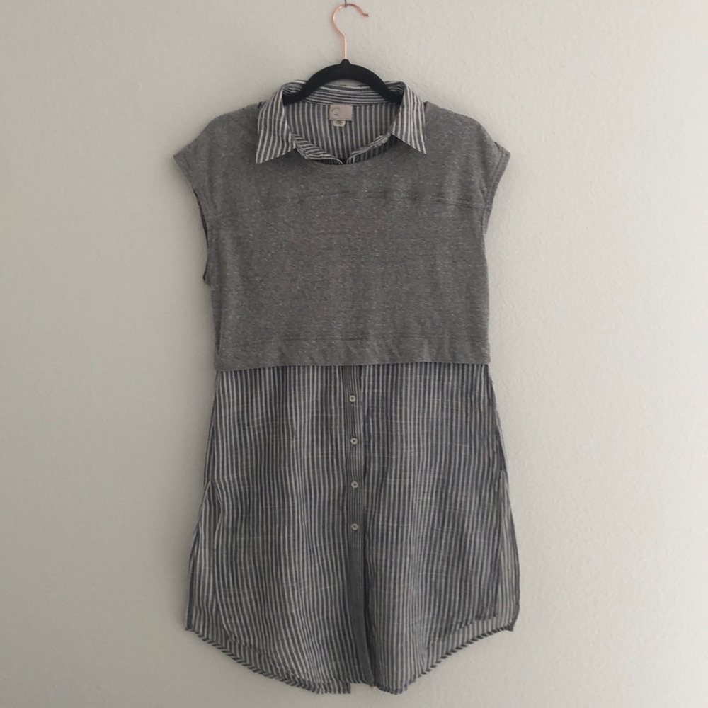 Anthro mix media top